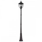 English Bridle Outdoor Large Lamp Post In Black Finish FE-EB5-L-BLK