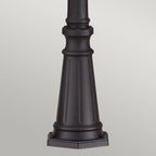 English Bridle Outdoor Large Lamp Post In Black Finish FE-EB5-L-BLK
