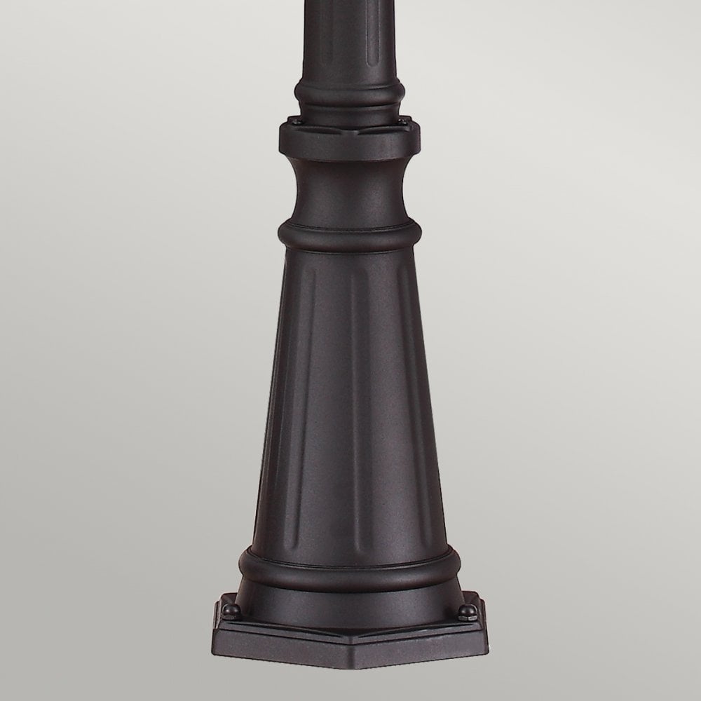 English Bridle Outdoor Large Lamp Post In Black Finish FE-EB5-L-BLK