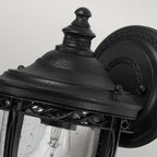 English Bridle Outdoor Small Wall Lantern In Black Finish FE-EB2-S-BLK