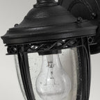 English Bridle Outdoor Small Wall Lantern In Black Finish FE-EB2-S-BLK