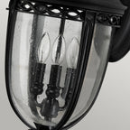 English Bridle Outdoor Large Wall Lantern In Black Finish FE-EB2-L-BLK
