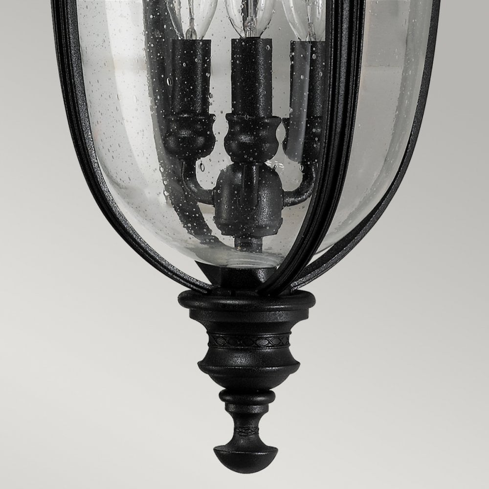 English Bridle Outdoor Large Wall Lantern In Black Finish FE-EB2-L-BLK