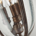 English Bridle Outdoor Medium Pedestal Lantern In British Bronze Finish FE-EB3-M-BRB