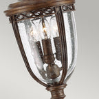 English Bridle Outdoor Medium Bollard Lantern In British Bronze Finish FE-EB4-M-BRB