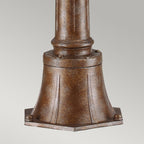 English Bridle Outdoor Medium Bollard Lantern In British Bronze Finish FE-EB4-M-BRB