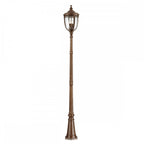 English Bridle Outdoor Large Lamp Post In British Bronze Finish FE-EB5-L-BRB