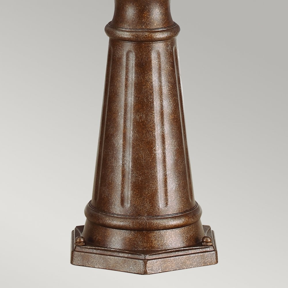 English Bridle Outdoor Large Lamp Post In British Bronze Finish FE-EB5-L-BRB