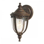 English Bridle Outdoor Small Wall Lantern In British Bronze Finish FE-EB2-S-BRB