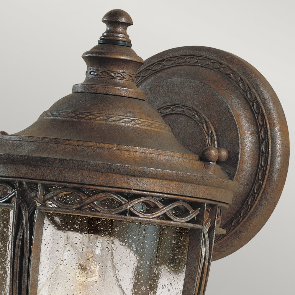 English Bridle Outdoor Small Wall Lantern In British Bronze Finish FE-EB2-S-BRB