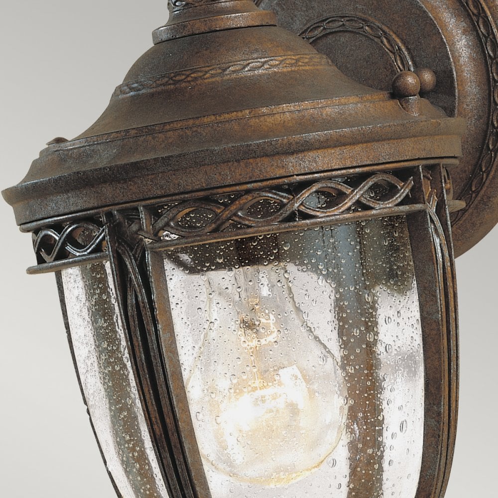 English Bridle Outdoor Small Wall Lantern In British Bronze Finish FE-EB2-S-BRB
