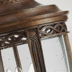 English Bridle Outdoor Large Pedestal Lantern In British Bronze Finish FE-EB3-L-BRB