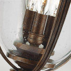 English Bridle Outdoor Large Pedestal Lantern In British Bronze Finish FE-EB3-L-BRB