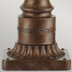 English Bridle Outdoor Large Pedestal Lantern In British Bronze Finish FE-EB3-L-BRB
