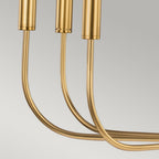 Brianna 9 Light Chandelier In Burnished Brass Finish FE-BRIANNA9-BB