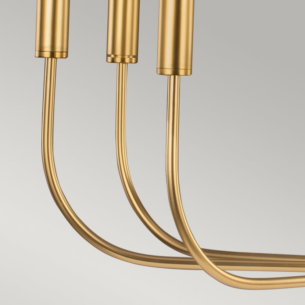 Brianna 9 Light Chandelier In Burnished Brass Finish FE-BRIANNA9-BB