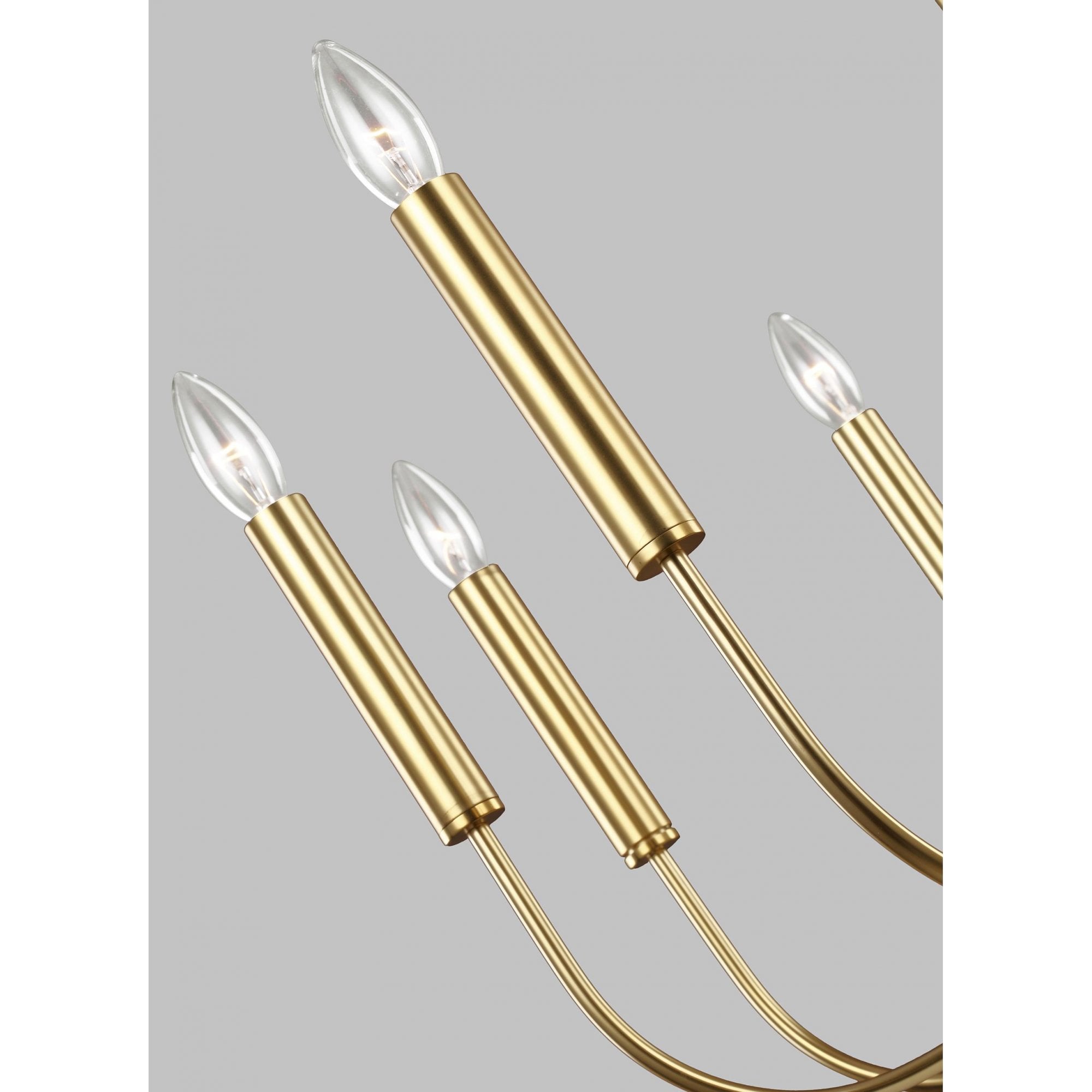 Brianna 9 Light Chandelier In Burnished Brass Finish FE-BRIANNA9-BB