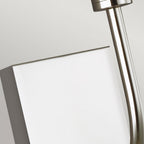 Brianna Elegant Single Wall Light In Polished Nickel Finish With Linen Shade FE-BRIANNA1-PN