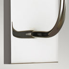 Brianna Elegant Single Wall Light In Polished Nickel Finish With Linen Shade FE-BRIANNA1-PN