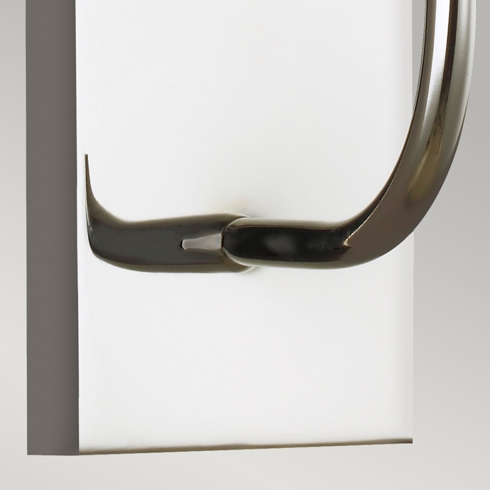 Brianna Elegant Single Wall Light In Polished Nickel Finish With Linen Shade FE-BRIANNA1-PN