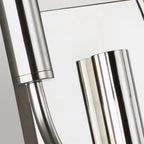 Brianna Elegant Double Wall Light In Polished Nickel Finish With Linen Shades FE-BRIANNA2-PN