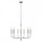 Brianna 9 Light Chandelier In Polished Nickel Finish FE-BRIANNA9-PN