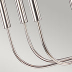 Brianna 9 Light Chandelier In Polished Nickel Finish FE-BRIANNA9-PN