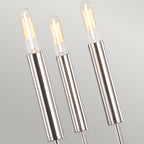 Brianna 9 Light Chandelier In Polished Nickel Finish FE-BRIANNA9-PN