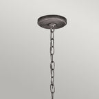 Ashland Bay Outdoor Ceiling Pendant In Weathered Zinc Finish KL-ASHLANDBAY8-S