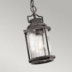 Ashland Bay Outdoor Ceiling Pendant In Weathered Zinc Finish KL-ASHLANDBAY8-S