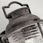 Ashland Bay Medium Wall Lantern In Weathered Zinc Finish KL-ASHLANDBAY2-M