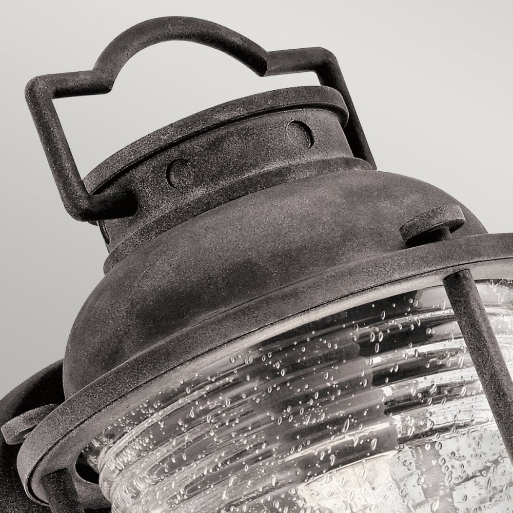 Ashland Bay Medium Wall Lantern In Weathered Zinc Finish KL-ASHLANDBAY2-M