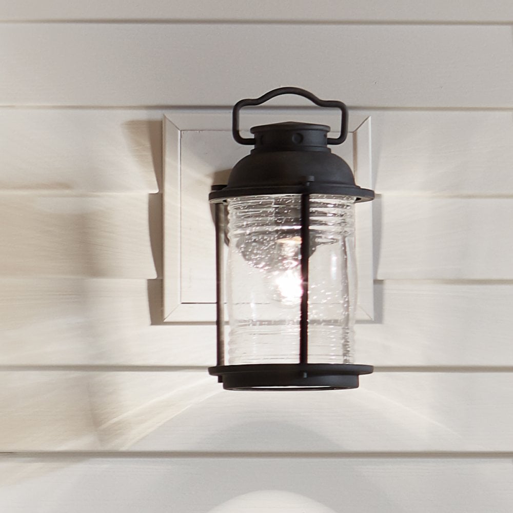 Ashland Bay Medium Wall Lantern In Weathered Zinc Finish KL-ASHLANDBAY2-M