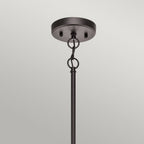 Lyndon Exterior Ceiling Chandelier In Architectural Bronze KL-LYNDON-5P-AZ