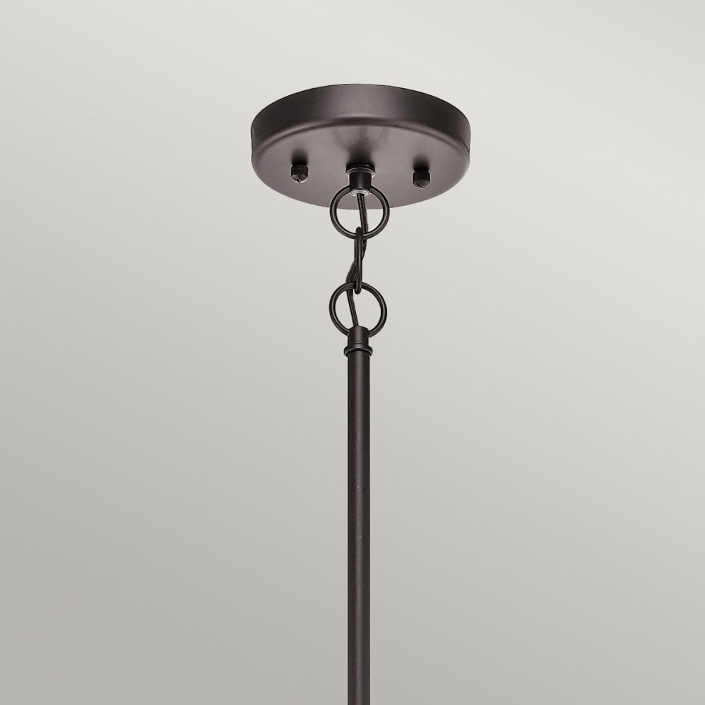 Lyndon Exterior Ceiling Chandelier In Architectural Bronze KL-LYNDON-5P-AZ
