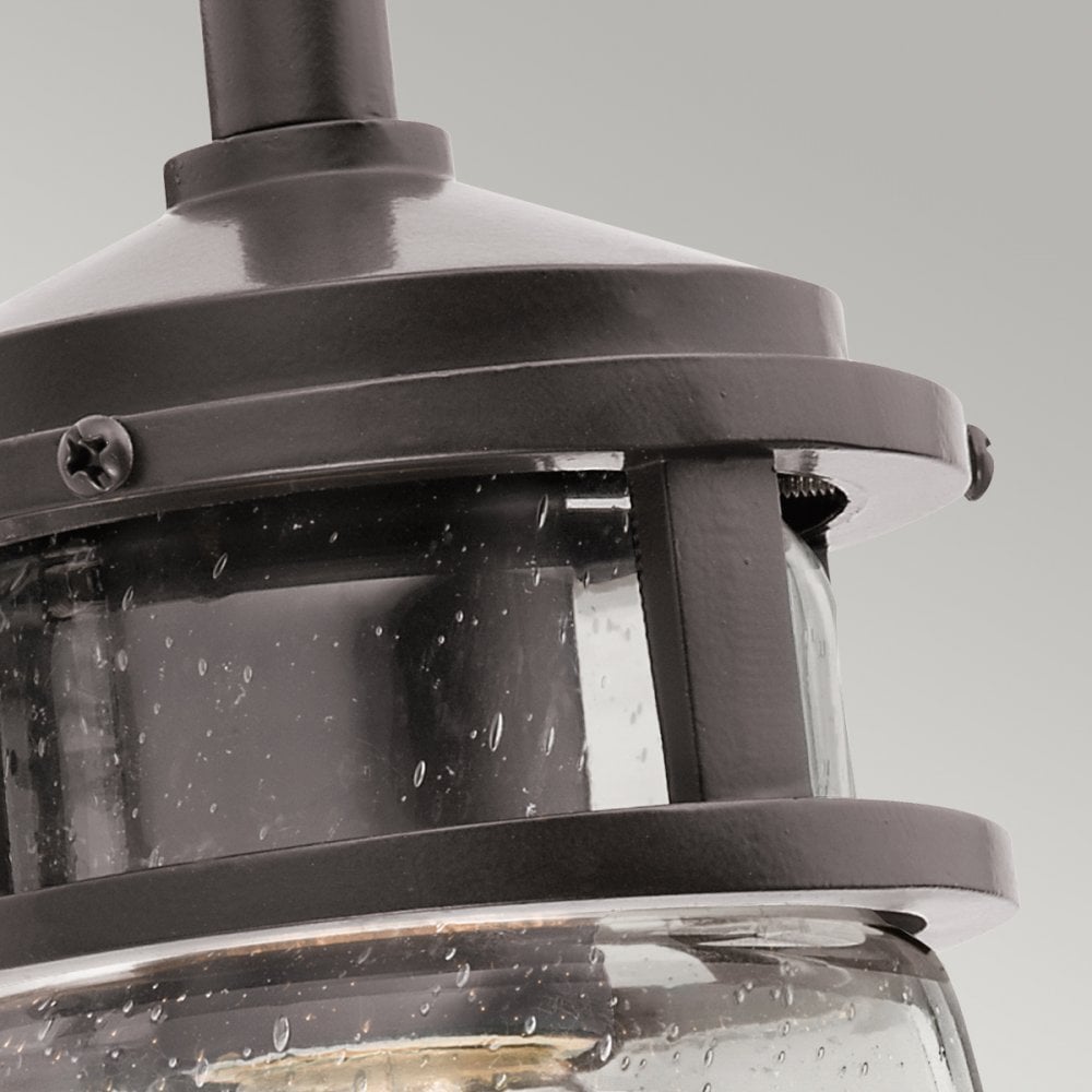 Lyndon Small Outdoor Wall Lantern In Bronze Finish IP44 KL-LYNDON2-S-AZ