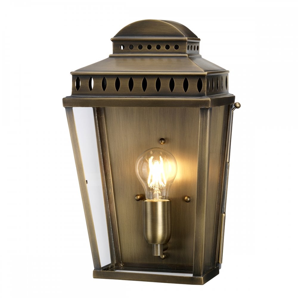 Mansion House Outdoor Lantern, Antique Brass MANSION-HOUSE-BR