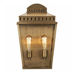 Mansion House Outdoor Wall Lantern In Aged Brass Finish MANSION-HOUSE-L-BR