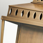 Mansion House Outdoor Wall Lantern In Aged Brass Finish MANSION-HOUSE-L-BR