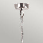 Mansion House Outdoor Chain Lantern in Nickel Finish MANSION-HOUSE8-PN