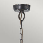 Mansion House Ceiling Chain Lantern In Aged Brass Finish IP44 MANSION-HOUSE8-BR