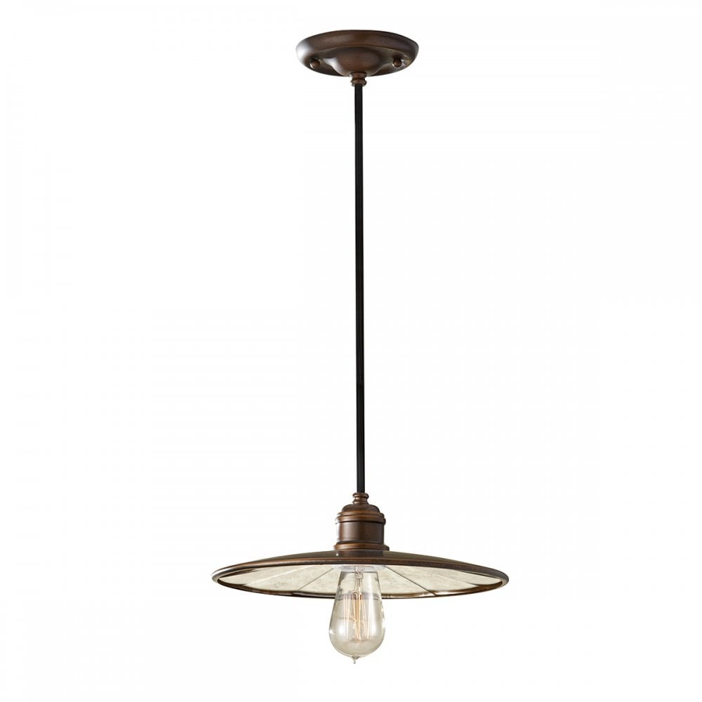 Urban Renewal Industrial Mini Ceiling Pendant Light In Astral Bronze Finish FE-URBANRWL-P-E
