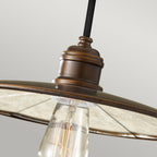 Urban Renewal Industrial Mini Ceiling Pendant Light In Astral Bronze Finish FE-URBANRWL-P-E