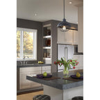 Urban Renewal Industrial Mini Ceiling Pendant In Antique Iron Finish FE-URBANRWL-P-B