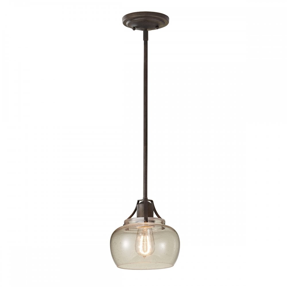 Urban Renewal Industrial Mini Ceiling Pendant In Rustic Iron Finish FE-URBANRWL-P-H