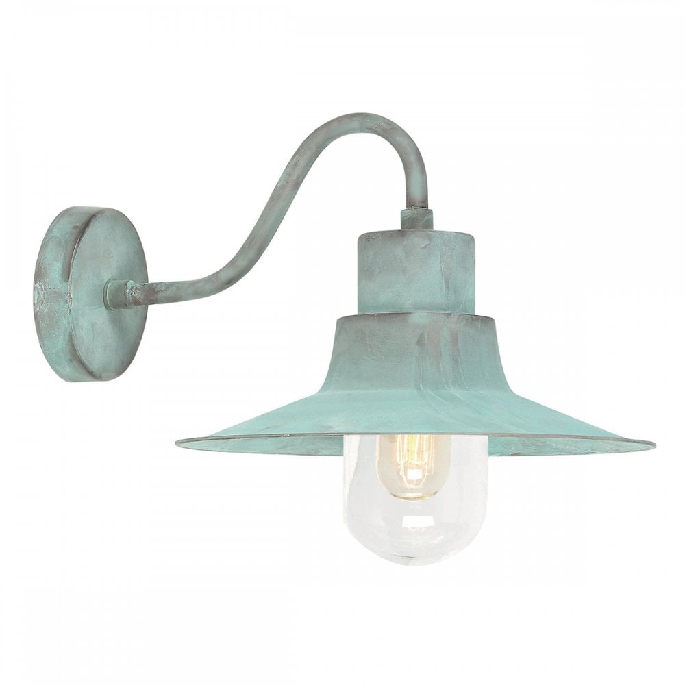 Sheldon Outdoor Wall Light In Verdigris Finish IP44 SHELDON-V