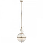 Aster Orb Shape Ceiling Pendant Light In Polished Nickel Finish KL-ASTER-P-PN