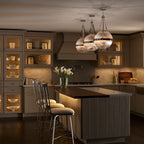 Aster Orb Shape Ceiling Pendant Light In Polished Nickel Finish KL-ASTER-P-PN