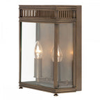 Holborn Outdoor Medium Wall Lantern In Dark Bronze Finish IP44 HL7-M-DB