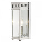 Holborn Outdoor Small Wall Lantern In Polished Chrome Finish IP44 HL7-S-PC